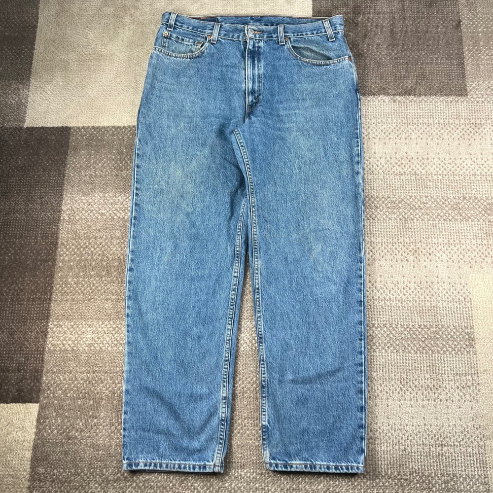 Vintage Levis 550 Relaxed Fit Jeans Mens 36x30 Blue Denim Stonewash 2000